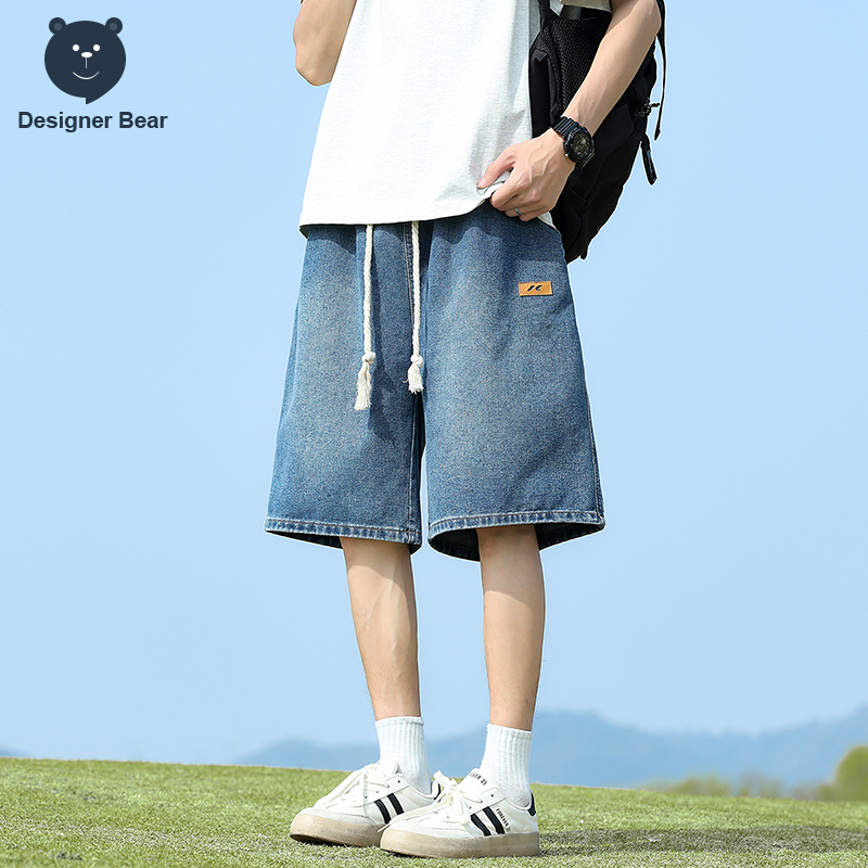 High Quality Men's Summer Deni - Street Fashion Baggy avaliação e preço