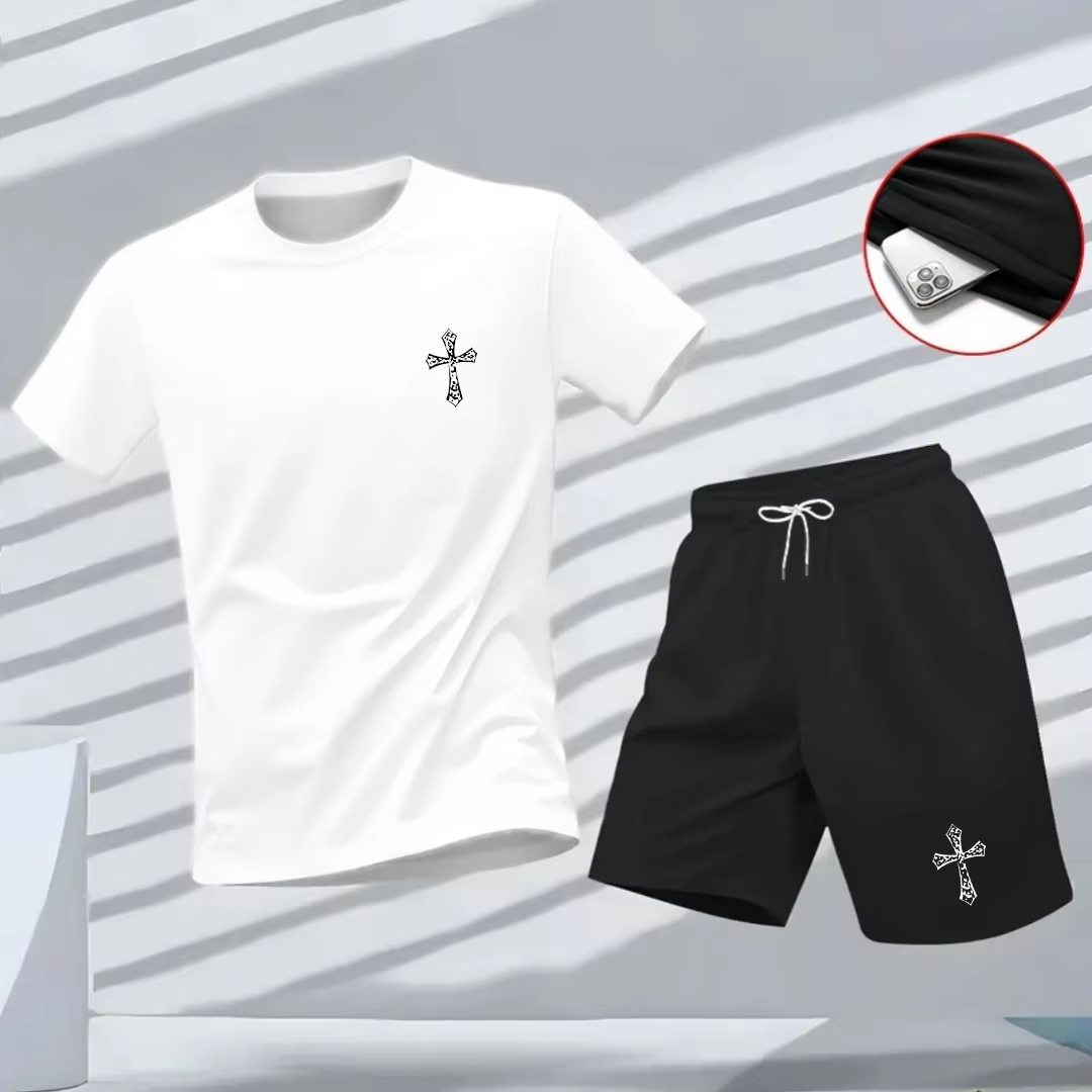 New high-quality men's summer  - Street Fashion Tshirt avaliação e preço