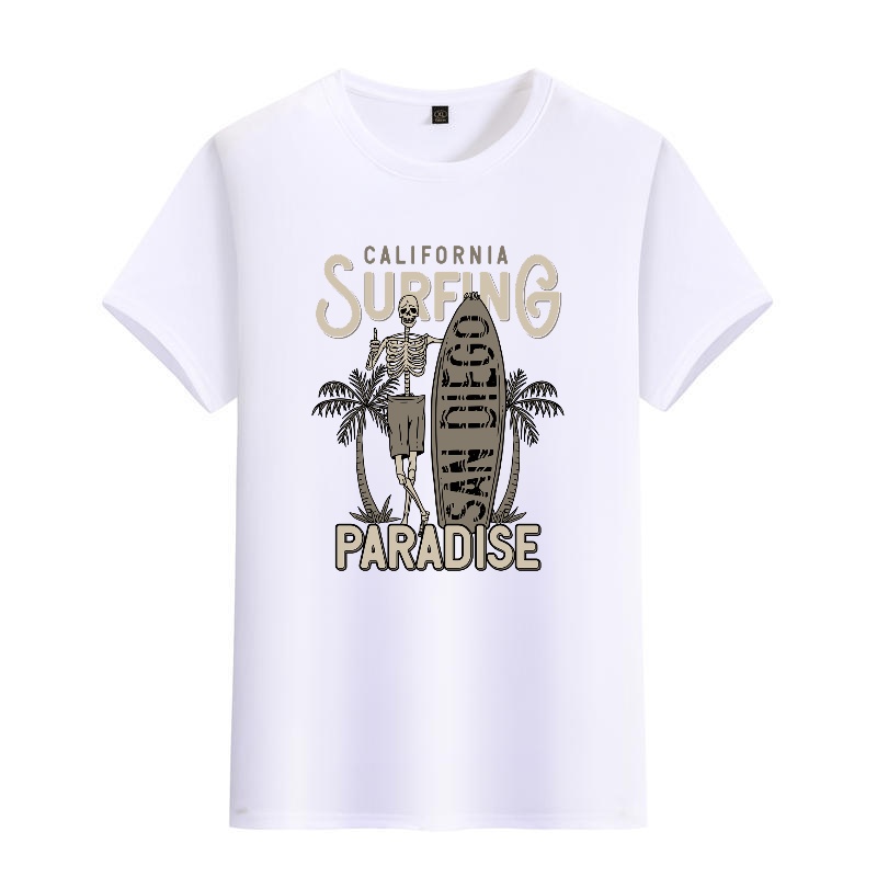 Men's Black Round-Neck Short-S - Street Fashion California avaliação e preço