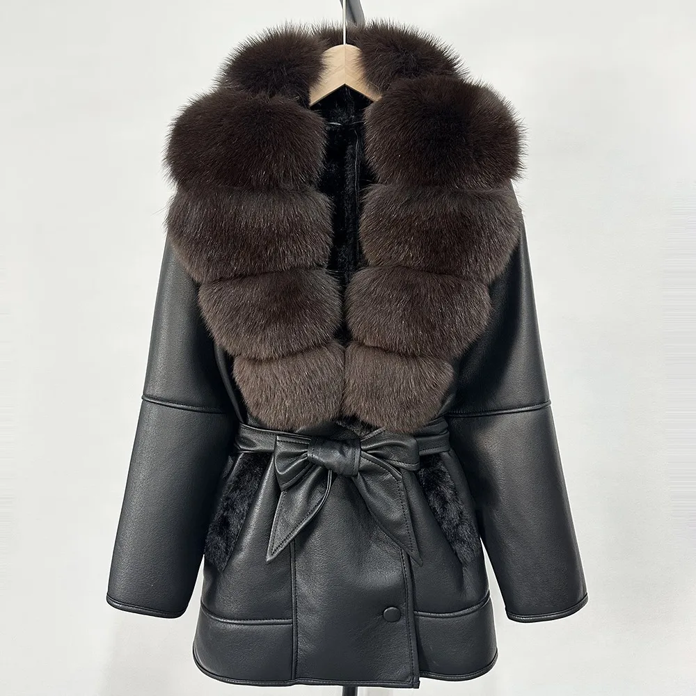Retro Lamb Fur Jacket Natural  - Street Fashion Store avaliação e preço