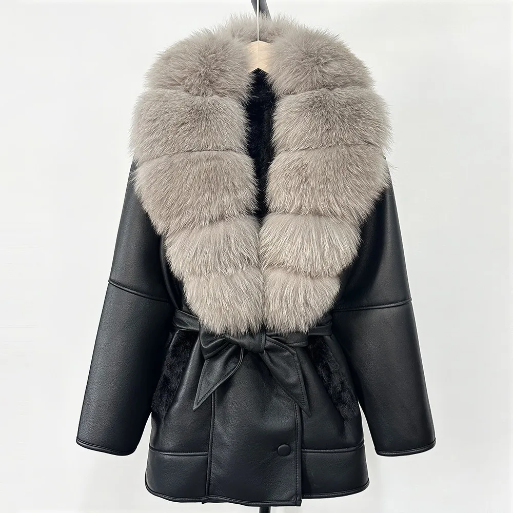 Retro Lamb Fur Jacket Natural  - Street Fashion Store avaliação e preço