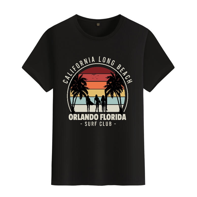 Men's Black Round-Neck Short-S - Street Fashion California avaliação e preço