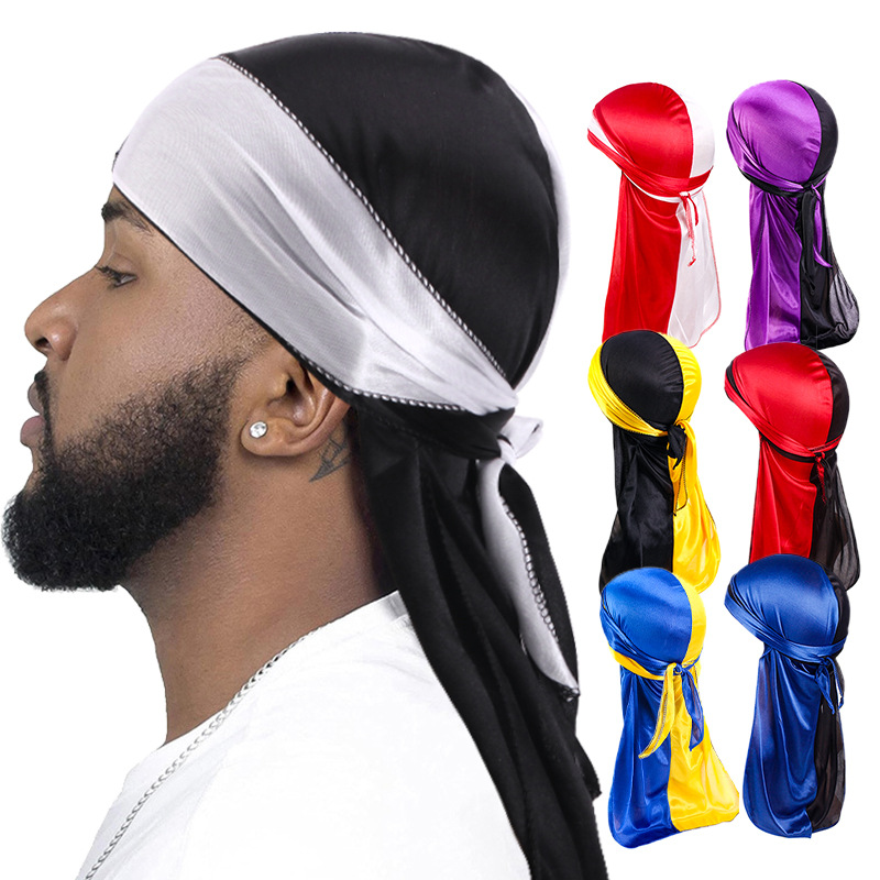 New Silky Durag Long Tail Head - Street Fashion Loverboy Hat avaliação e preço