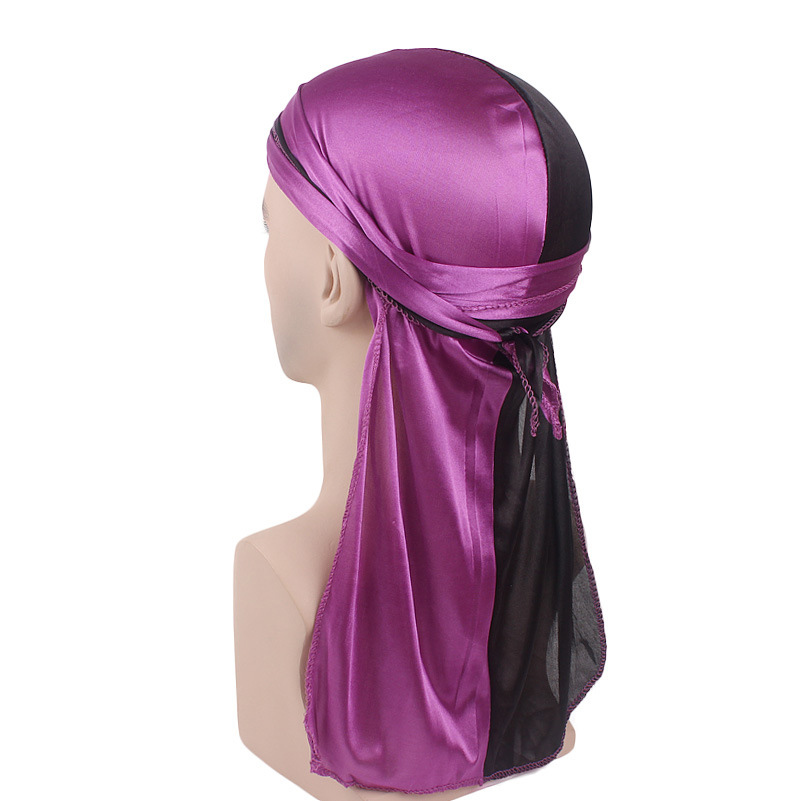 New Silky Durag Long Tail Head - Street Fashion Loverboy Hat avaliação e preço