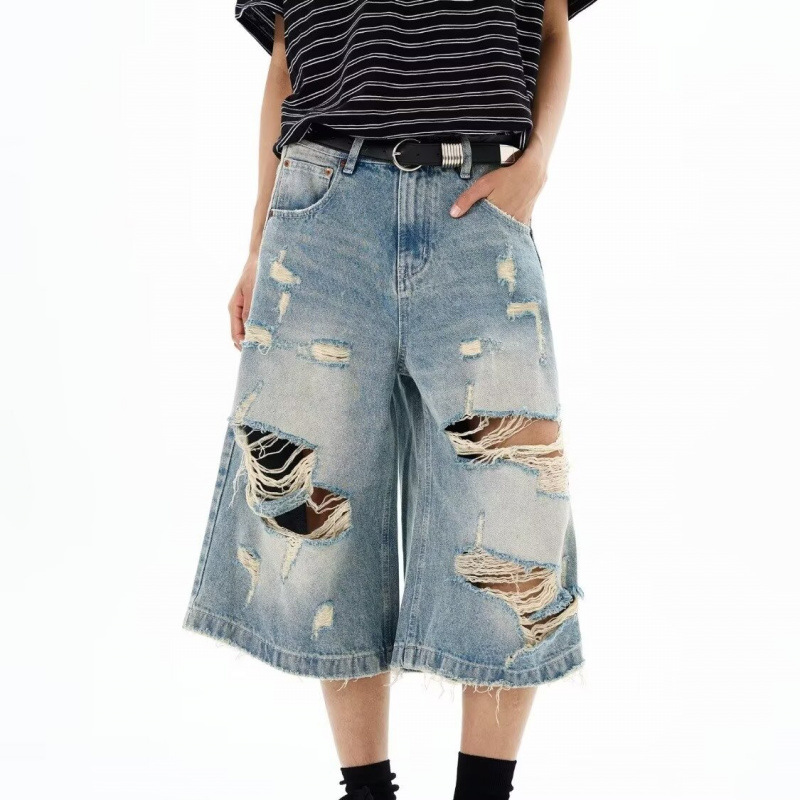New Men Vintage Ripped Baggy S - Street Fashion Baggy avaliação e preço