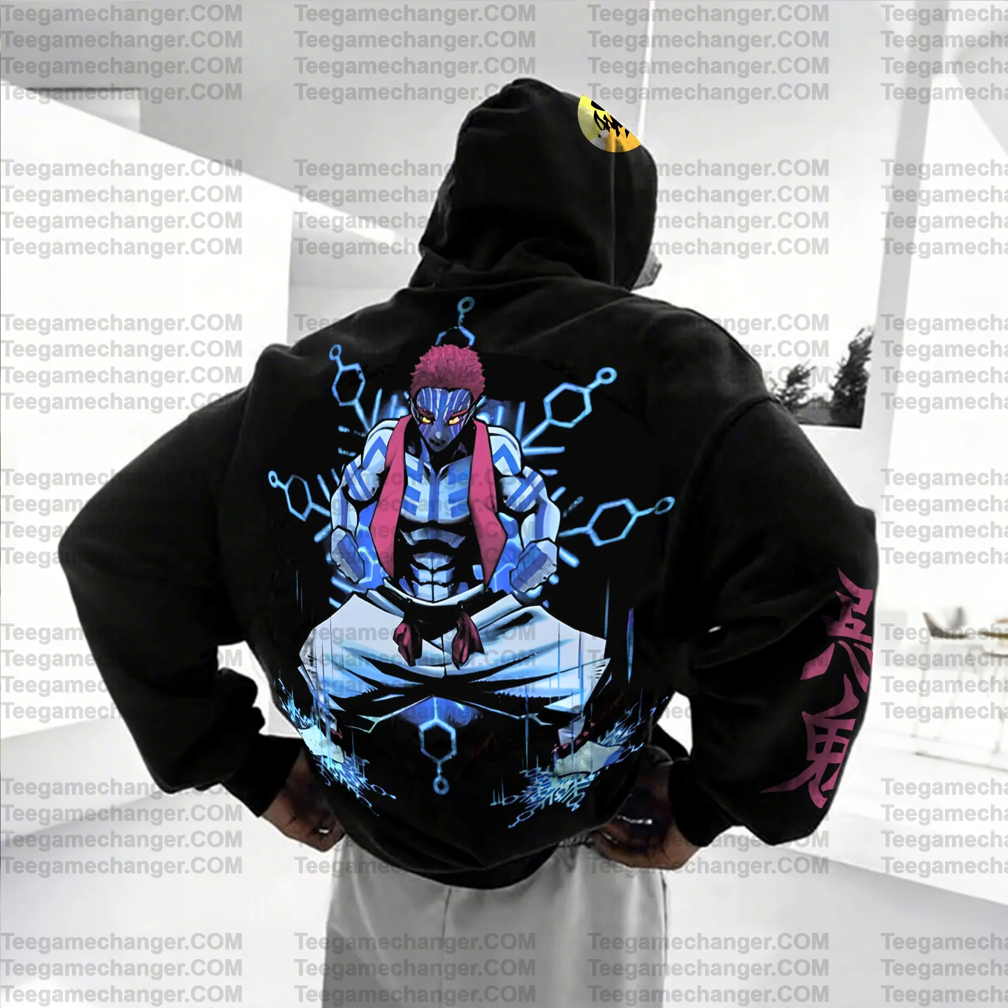 Demon Slayer Anime Hoodie 2025 - Street Fashion Japan 2025 avaliação e preço